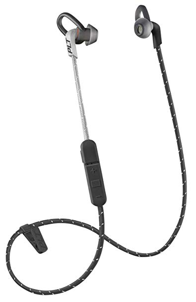 Plantronics BackBeat FIT 305 Sweatproof Sport Earbuds, Wireless Headphones, Black/Grey (Certified Refurbished)