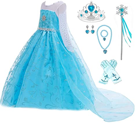Romy's Collection Ice Queen Glitter Princess Dress