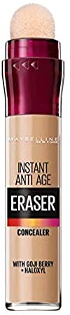 Maybelline Concealer Instant Anti Age Eraser Eye Concealer, Dark Circles and Blemish Concealer, Ultra Blendable Formula 03 Fair