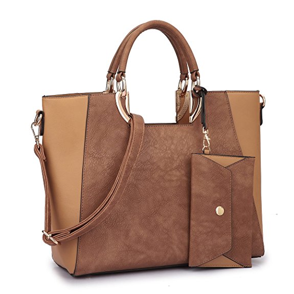 Extra Large Satchel Handbags Leather Tote Designer Purse Removable Shoulder Strap