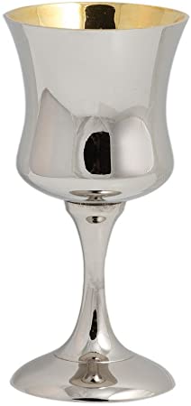 Zion Judaica Classic Kiddush Cup - High Polished - Optional Personalization (Not Personalized)