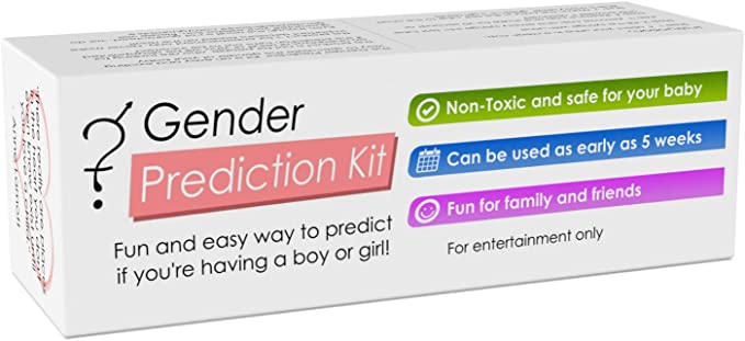 Baby Gender Predictor Test Kit - When you just have to know...Predict if your baby will be a boy or girl in less than a minute from the comfort of your home, GUARANTEED!