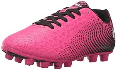 Vizari Stealth Firm Ground Soccer Cleats - Lightweight, Durable & Comfortable Youth Soccer Cleats with Excellent Traction - Boys Soccer Shoes with Padded Heel & Anti-Stretch Lining