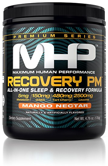 MHP Recovery PM All-in-One Sleep & Recovery Formula, Mango Nectar, 25 Servings