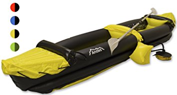 Andes Inflatable/Blow Up Two Person Kayak/Canoe With Paddle Water Sports