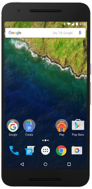 Huawei Nexus 6P 57 Android 60 Unlocked Smartphone 64 GB US Warranty - Retail Packaging - Gold