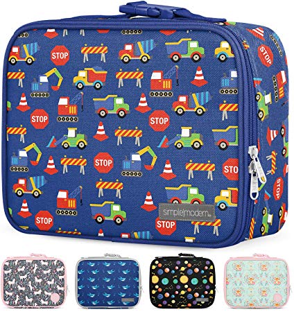 Simple Modern 3L Hadley Lunch Bag for Kids - Insulated Women's & Men's Lunch Box Pattern: Under Construction