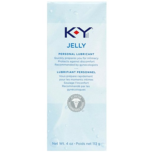 K-Y Jelly Personal Water Based Lubricant, 4 oz(Pack of 4)