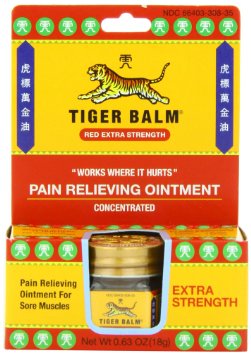 Tiger Balm Pain Relieving Ointment, Extra Strength, 0.63 Ounce