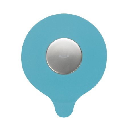 OXO Tot Silicone Tub Drain Stopper- Aqua