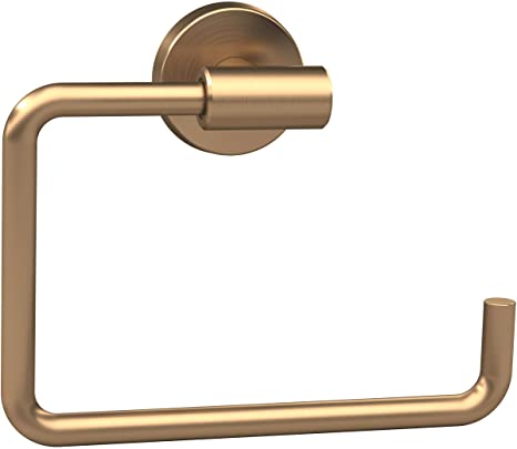 Amerock BH26541BBZ Arrondi Towel Ring, Brushed Bronze/Golden Champagne