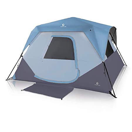 Camping World 6 Person Instant Tent for Camping, Family Tent Easy Setup, Waterproof Instant Cabin Tent for Beach, Party, Picnic and Backpacking