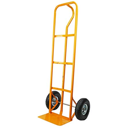 Oypla 600lb Industrial Heavy Duty Hand Trolley Sack Truck Barrow (Yellow)