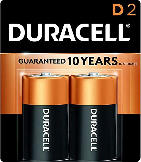 Duracell - Alkaline Battery Size D