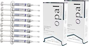 Opal by Opalescence 35% - Home Teeth Whitening Gel - Refill Syringes - (2 Packs / 8 Syringes) - Carbamide Peroxide Deluxe Tooth Whitening Kit - Made by Ultradent Products - 5773-2