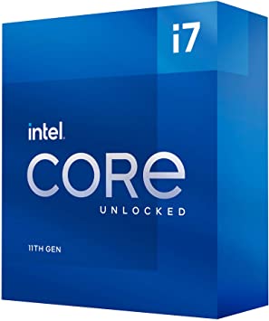 Intel Core i7-11700K Desktop Processor 8 Cores up to 5.0 GHz Unlocked LGA1200 (Intel 500 Series & Select 400 Series Chipset) 125W