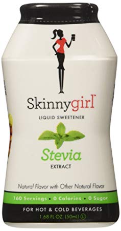 Skinnygirl Stevia Extract (Liquid Sweetener for Hot & Cold Beverages) Pack of 3-1.68 oz. Each