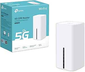 [Nuevo] TP-Link Archer NX200 | Router Inalámbrico Dual-Banda AX1800 5G Gigabit | 5G SA NSA, SIM, Wi-Fi 6, 4G LTE FDD TDD, Modo Router, Puerto Gigabit, Plug and Play, EasyMesh, Fácil Configuración