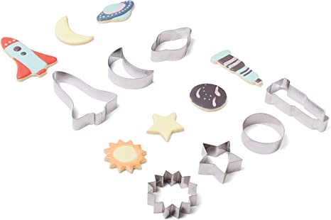 Fox Run Astronomy Cookie Cutter Set, Set of 7