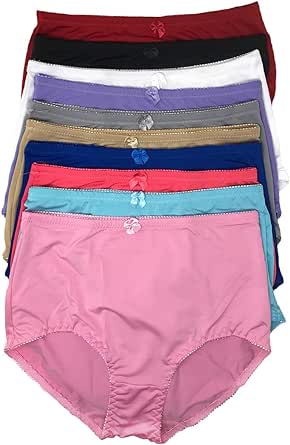 Women's Pack of 6 High-Rise Girdle Panties High-Waist Tummy Control Girdle Panties (Small)