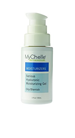 MyChelle Serious Hyaluronic Moisturizing Gel, Lightweight Hyaluronic Acid Moisturizer for Normal to Oily Skin Types, 1 fl oz