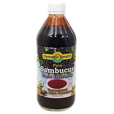 Sambucus Black Elderberry Certified Organic Dynamic Health 16 oz Liquid