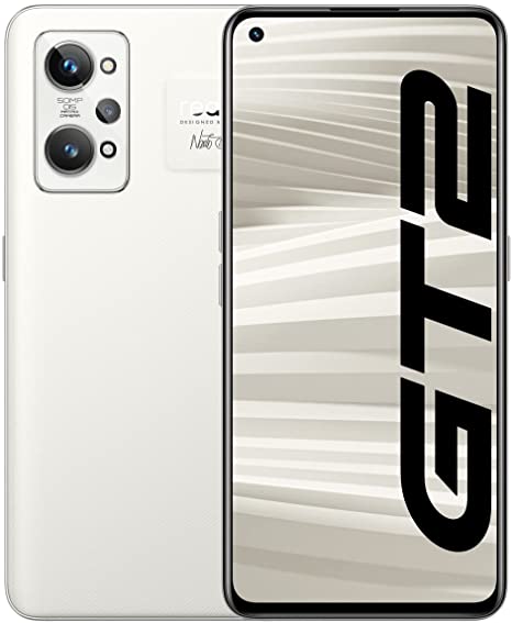 realme GT2 5G Smartphone Libre, Pantalla AMOLED de 120 Hz, Snapdragon 888 5G, Diseño inspirado en papel, Gran batería de 5000 mAh, Carga SuperDart de 65 W, Dual SIM, 12 256 GB, Blanco Papel