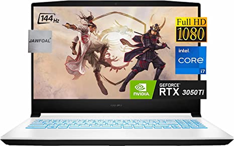 MSI Sword Gaming Laptop, 15.6 Inch FHD 144 Hz Refresh Rate, NVIDIA GeForce RTX 3050 Ti Graphics, Intel Core i7-11800H, 32GB RAM, 2TB SSD, Backlit KB, Windows 10, JAWFOAL