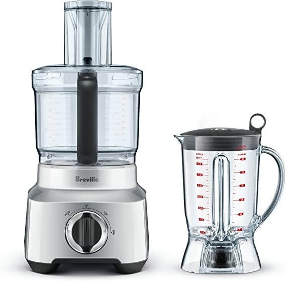 Breville The Kitchen Wizz 8 Plus Food Processor, Silver BFP580SIL