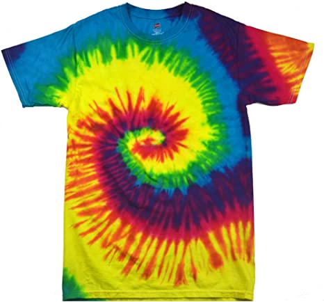 Colortone Kids/Childrens Rainbow Tie-Dye Heavyweight T-Shirt