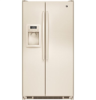 GE GSE25ETHCC 24.7 Cu. Ft. Bisque Side-By-Side Refrigerator - Energy Star