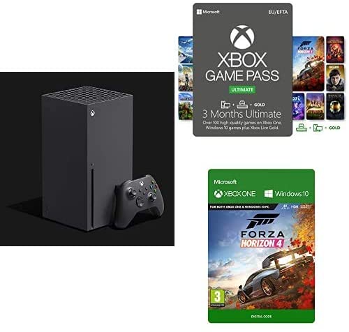 Xbox Series X   Xbox Game Pass Ultimate (3 Months)   Forza Horizon 4 (Xbox Download Code)