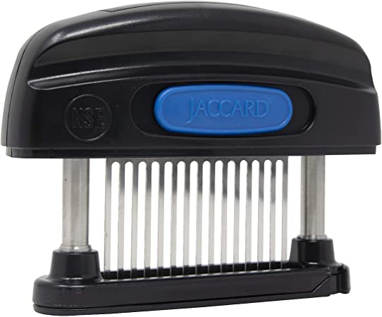 Jaccard JCS 15-Blade Meat Tenderizer, Simply Better Meat Tenderizer, Stainless Steel Columns/ Removable Cartridge, NSF Approved, Black