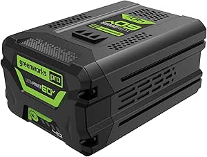 Greenworks 60V 4.0AH High Current (HC) Battery | Provides Fade-Free Power for Maximum Performance | Compatible with 75  60V Greenworks Tools