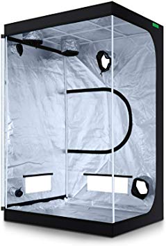 VIPARSPECTRA 48"x48"x80" Reflective 600D Mylar Hydroponic Grow Tent for Indoor Plant Growing 4'x4'