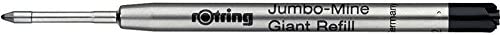 Rotring Ball Pen Refill Medium Tip - Black (Pack of 1)