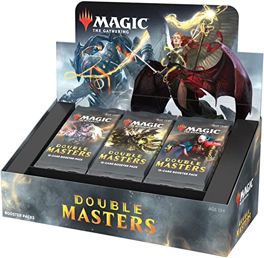 Magic: The Gathering Double Masters Draft Booster Box | 24 Packs (360 Cards) | 2 Box Toppers