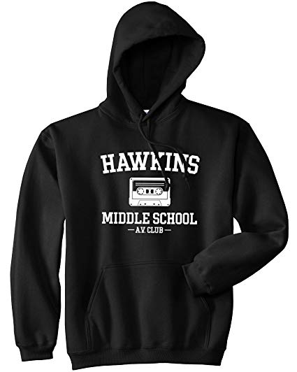 Mars NY Unisex Hawkins Middle School AV Club Hoodie