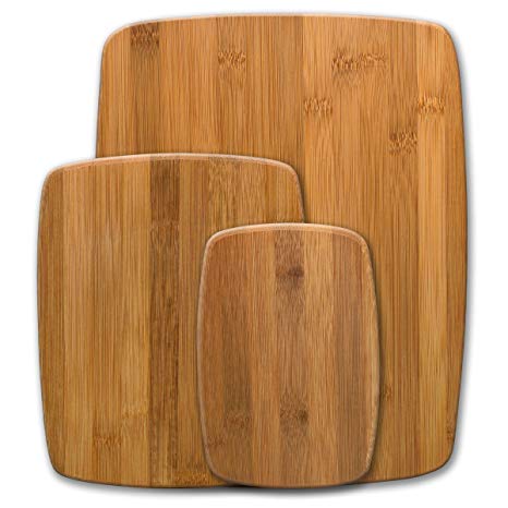 Farberware Classic 3-Piece Assorted Bamboo Cutting Board Set