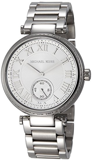 Michael Kors Skylar Silver Dial Stainless Steel Ladies Watch MK5866