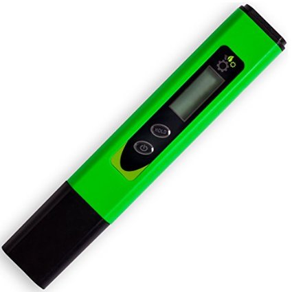 Digital pH Tester - High Accuracy Meter Of ±0.05 pH - Suitable For Water, Food, Aquarium, Pool & Hydroponics