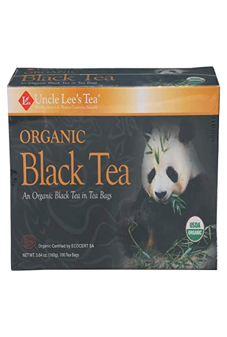 UNCLE LEES Organic Black Tea Bag, 100 CT