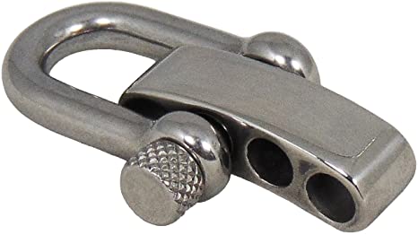 Type-III Silver Adjustable Stainless Steel Shackle for Paracord Bracelets (2nd Gen)