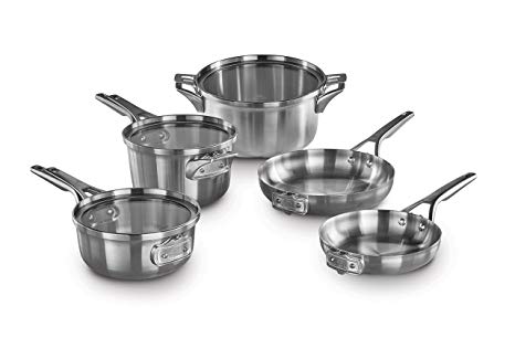 Calphalon Premier Space-Saving 8-Pc. Stainless Steel Cookware Set