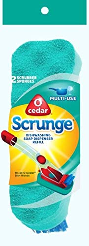 O-Cedar Multi-Use Scrunge Refills Dishwashing Soap Dispenser, 2 Count (Pack - 3)