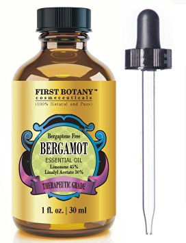 Bergamot Essential Oil 1 fl oz - 100% Pure & Natural Premium Grade - Ideal for Anti Scar Treatment, Natural Deodorant and Pain Relief.