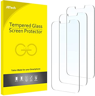 JETech Screen Protector Compatible with iPhone 13 and iPhone 13 Pro 6.1-Inch, Tempered Glass Film, 3-Pack