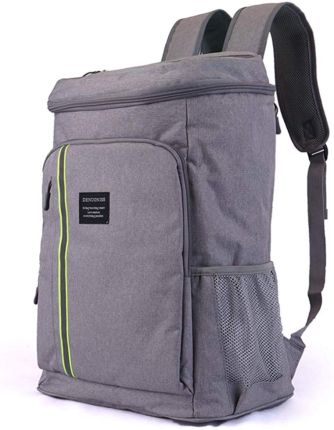 Cooler Backpack Insulated Waterproof, Leak Proof, Leakproof, Large Grey