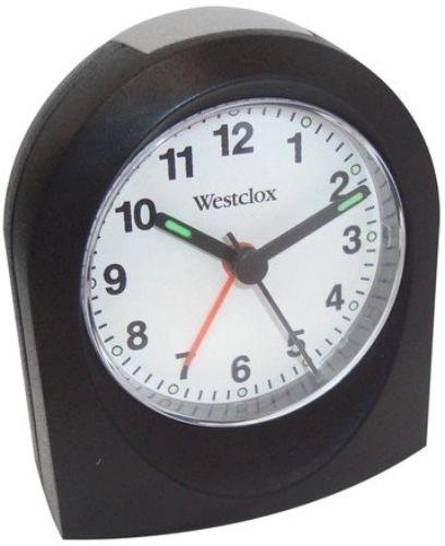 Quartz Alarm Clock Black Case