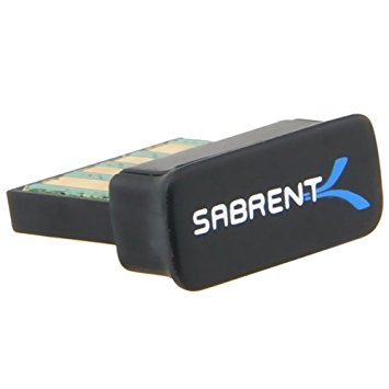 Sabrent Nano USB 2.0 Bluetooth Wireless Adapter (BT-USBX)